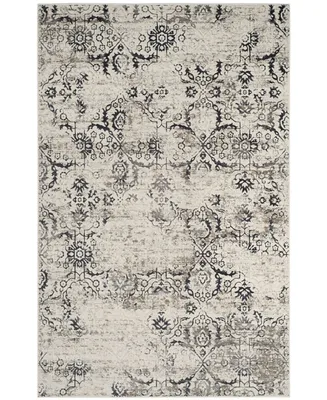 Safavieh Artifact ATF237 Charcoal and Cream 5'1" x 7'6" Area Rug