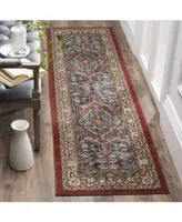 Safavieh Bijar BIJ636 Royal and Brown 2'3" x 8' Runner Area Rug