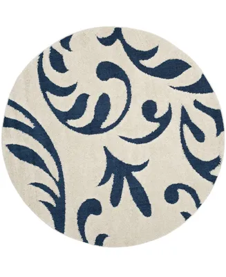 Safavieh Florida Shag SG468 6'7" x 6'7" Round Area Rug