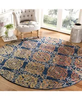 Safavieh Evoke EVK230 and 6'7" x 6'7" Round Area Rug