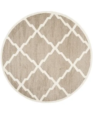 Safavieh Amherst AMT421 Wheat and Beige 7' x 7' Round Area Rug