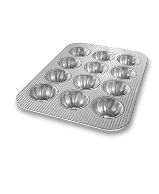 Usa Pan Mini Fluted Cupcake Pan, 12 Well