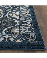 Safavieh Evoke EVK210 Royal and Ivory 8' x 10' Area Rug