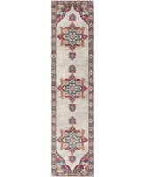 Safavieh Merlot MER108 Cream and Multi 2' x 8' Runner Area Rug