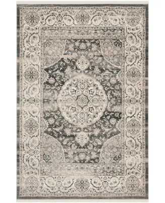 Safavieh Vintage Persian VTP457 Dark Gray and Ivory 5' x 7'6" Area Rug