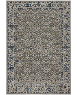 Safavieh Brentwood BNT869 Light Gray and Blue 5'3" x 7'6" Area Rug