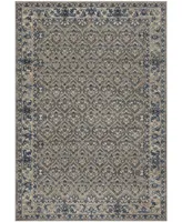 Safavieh Brentwood BNT869 Light Gray and Blue 5'3" x 7'6" Area Rug