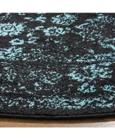 Safavieh Adirondack and Teal 6' x 6' Round Area Rug