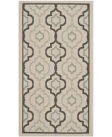 Safavieh Courtyard CY7938 Beige and Black 2'7" x 5' Outdoor Area Rug