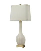 Dimond Lighting Fluted Lamp White