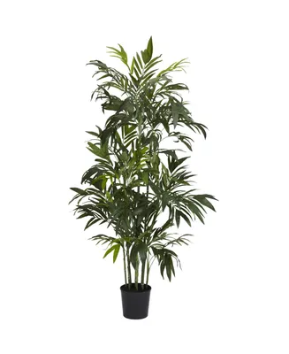 Nearly Natural 6' Bamboo Palm Faux Silk Tree