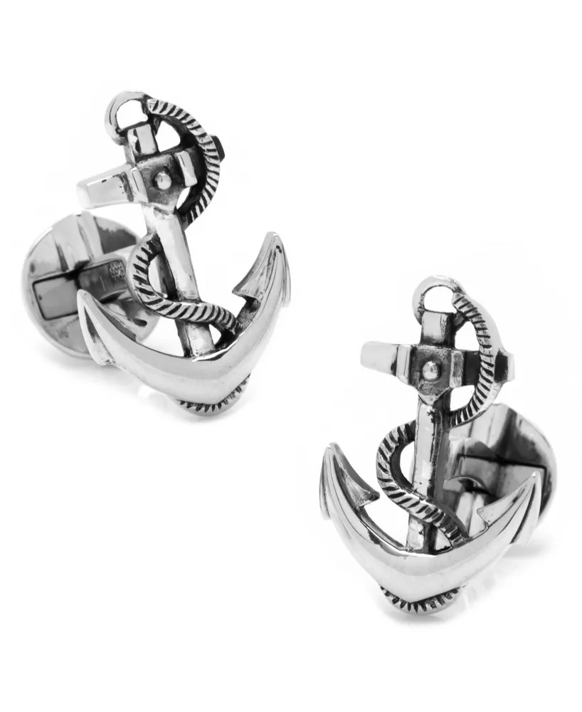 Sterling Boat Anchor Cufflinks