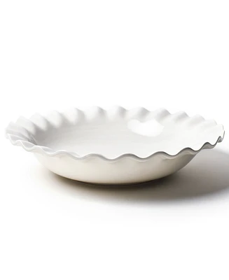 Coton Colors by Laura Johnson Signature White 13" Ruffle Best Bowl