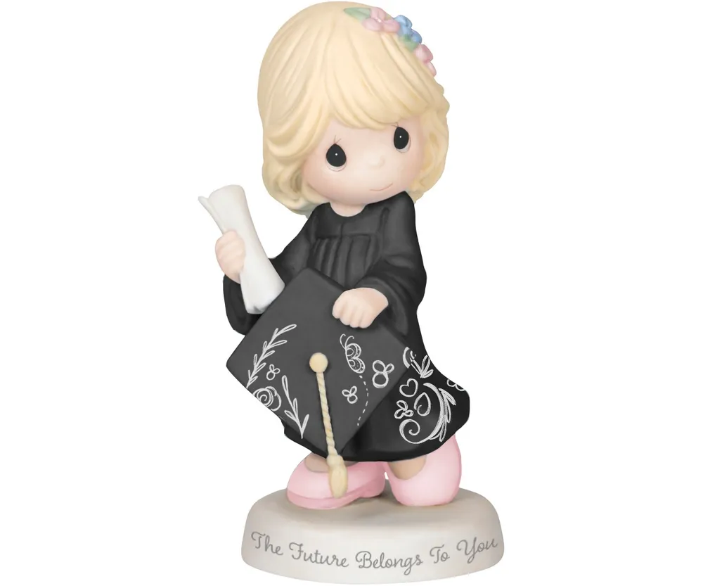 Precious Moments The Future Belongs To You Graduation Girl Figurine Bisque Porcelain 183007