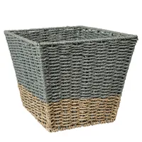 Honey Can Do Set of 3 Square Nesting Seagrass Baskets