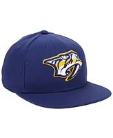 Authentic Nhl Headwear Nashville Predators Basic Fan Snapback Cap