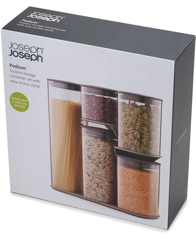 Joseph Joseph Podium 5-Piece Food Storage Container Set 