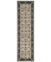 Safavieh Lyndhurst LNH340 Light Beige and Anthracite 2'3" x 8' Runner Area Rug