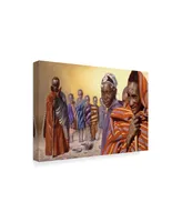 D. Rusty Rust 'Africa Ten' Canvas Art - 24" x 16" x 2"