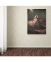 Heinrich Hofmann 'Christ in the Garden of Gethsemane' Canvas Art - 32" x 24" x 2"