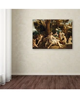 Correggio 'Leda And The Swan' Canvas Art - 32" x 24" x 2"