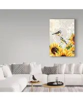 Irina Trzaskos Studio 'Sunflower Birds Ii' Canvas Art