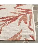 Safavieh Courtyard CY7425 Beige and Terracotta 2'3" x 6'7" Sisal Weave Runner Outdoor Area Rug