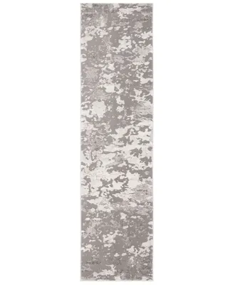 Safavieh Lurex LUR184 Grey and Light Grey 2' x 8' Runner Area Rug