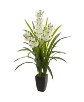 Nearly Natural 45" Cymbidium Orchid Artificial Plant