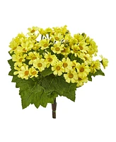 Nearly Natural Daisy Bush Artificial Flower (Set of 6)