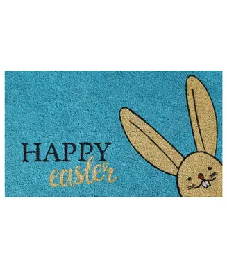 Home & More Happy Easter Coir/Vinyl Doormat, 17" x 29"