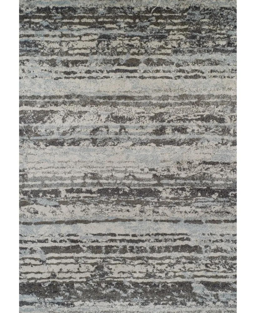 D Style Alanna Ala4 Silver 3'3" x 5'1" Area Rug