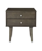 Cupertino Side Table With 2 Drawers