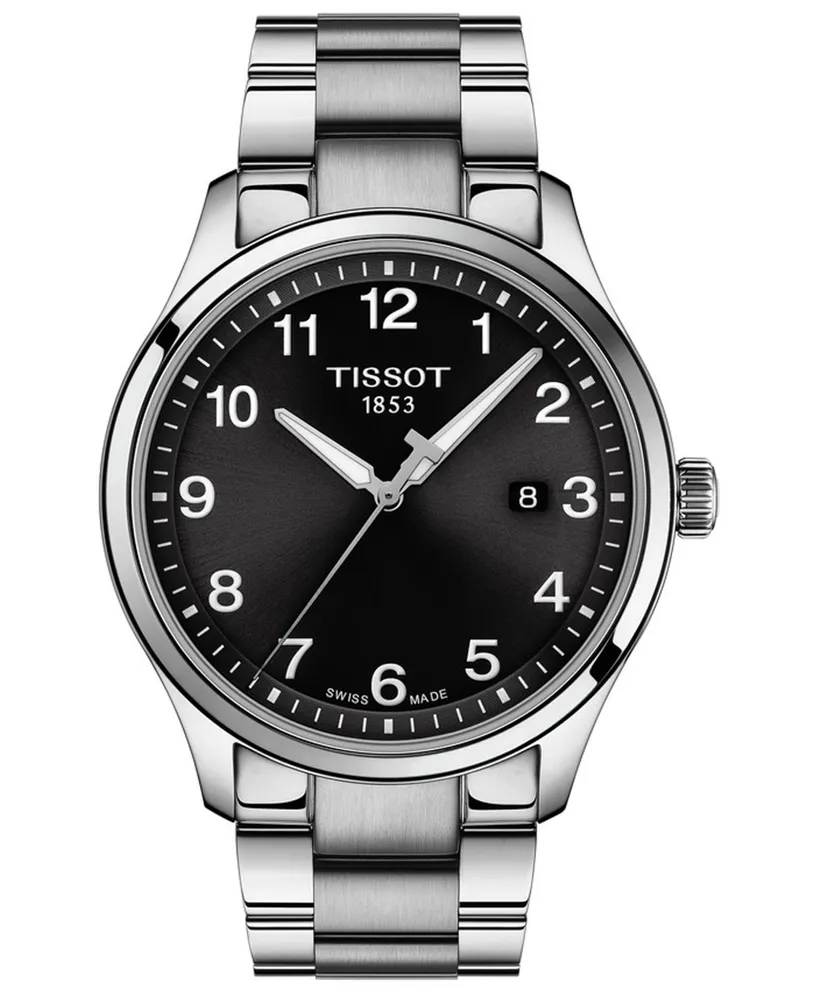 Tissot Men's Swiss Gent Xl Stainless Steel Bracelet Watch 42mm