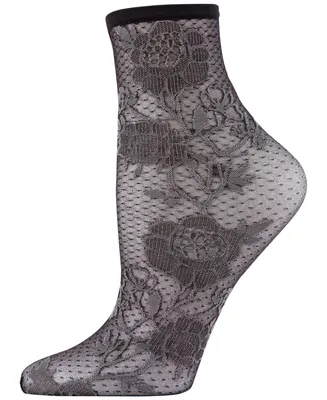 Natori Women's Chantilly Sheer Shortie Socks