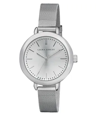 Laura Ashley Ladies' Silver Mesh Watch