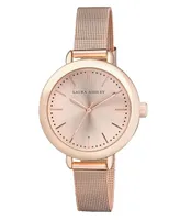 Laura Ashley Rose Gold Mesh Watch