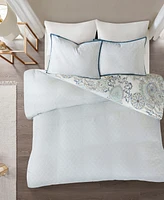 Madison Park Isla Reversible 3-Pc. Duvet Cover Set