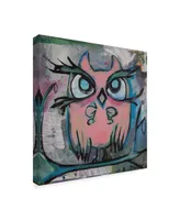 Zwart 'Owl' Canvas Art - 18" x 18" x 2"