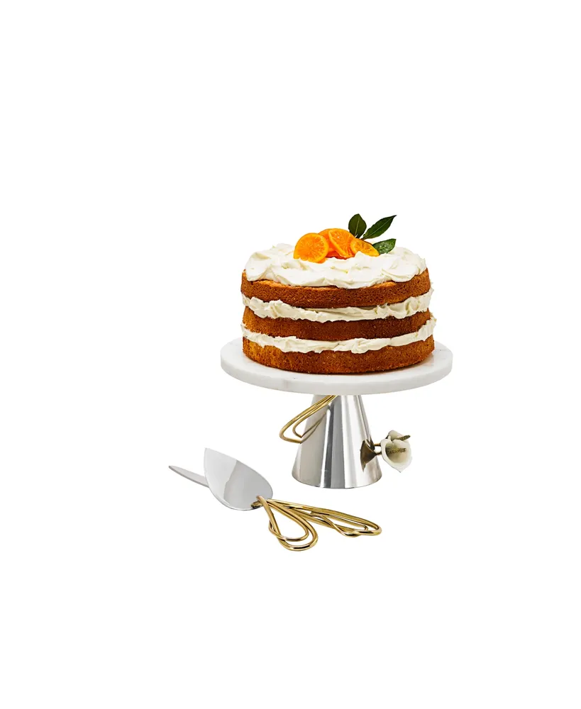 Michael Aram Calla Lily Cake Knife & Server Set