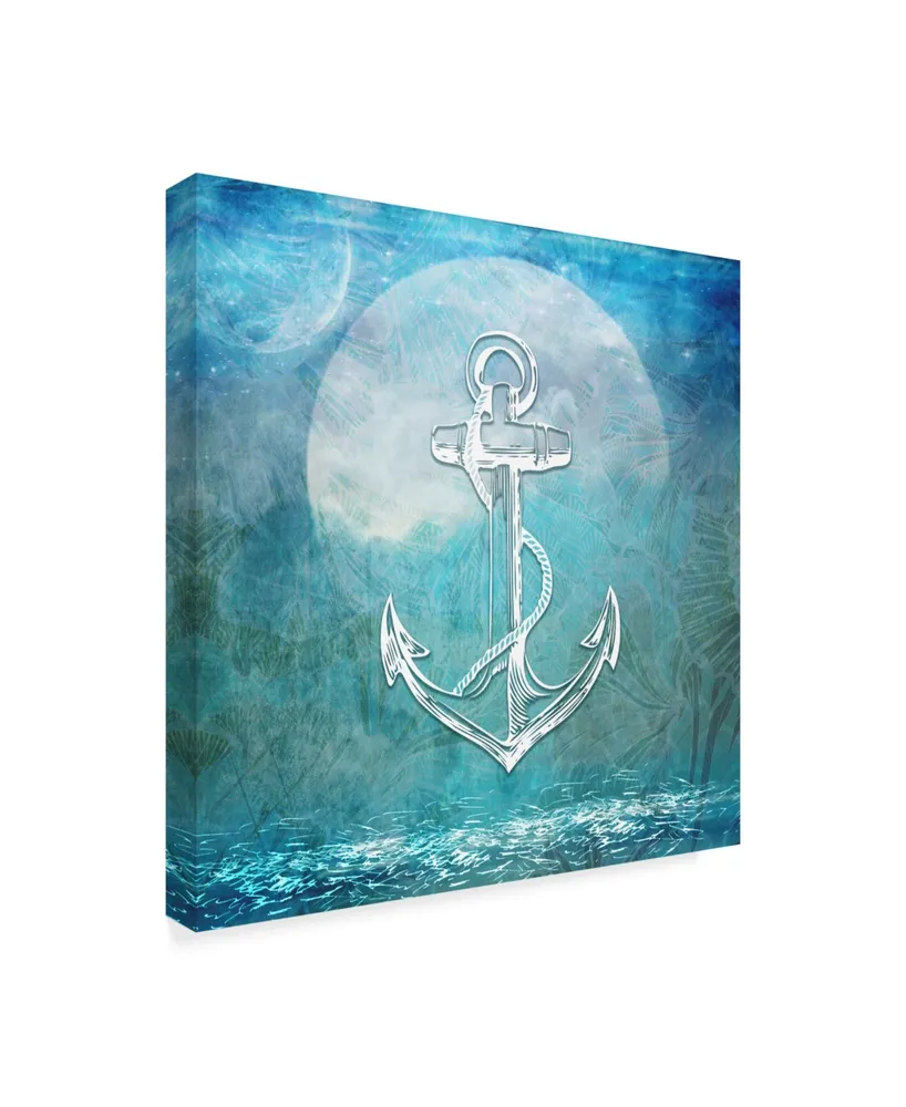 lightbox Journal 'Sailor Away Anchor' Canvas Art - 18" x 18" x 2"