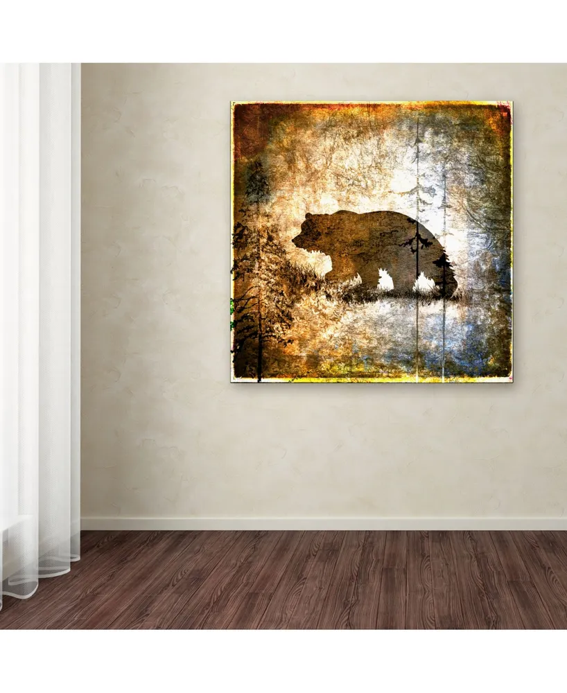 lightbox Journal 'High Country Bear' Canvas Art - 24" x 24" x 2"