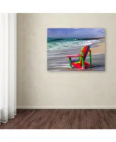 Mike Jones Photo 'Rainbow Chair' Canvas Art - 19" x 14" x 2"