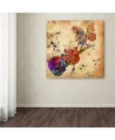 Mark Ashkenazi 'Love Music' Canvas Art - 24" x 24" x 2"