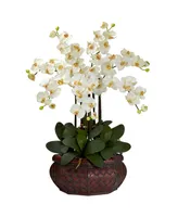 Nearly Natural Large Phalaenopsis Silk Flower Arrangement