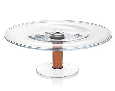 Godinger Novo Madril Copper 16" Cake Stand