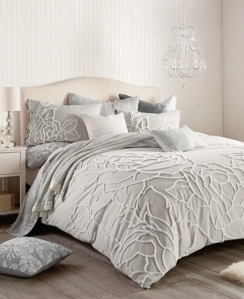 Peri Home Chenille Rose King Comforter Set