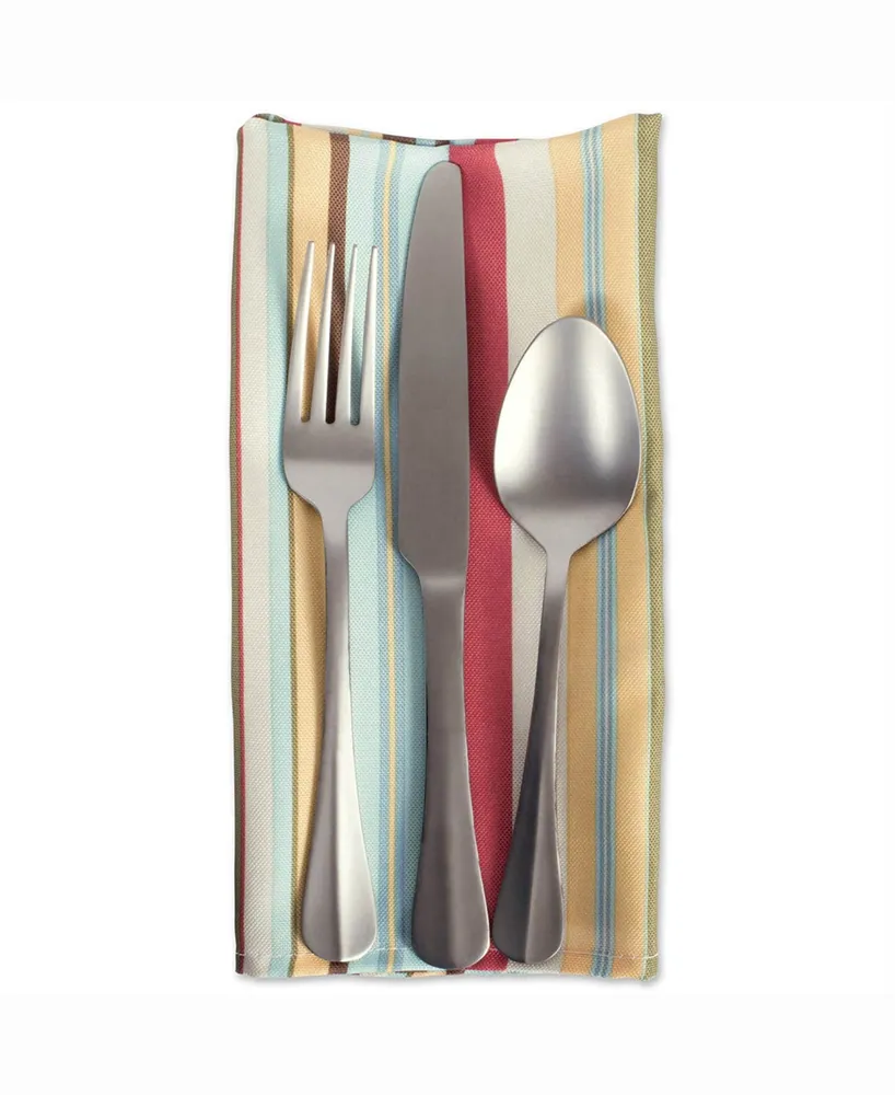 Summer Stripe Outdoor Napkin Set of 6