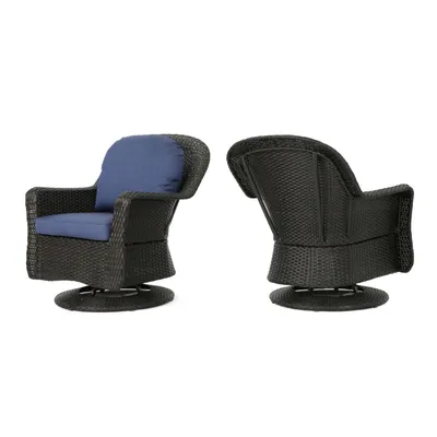 Liam Outdoor Club Chair, Set of 2