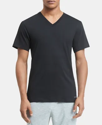 Calvin Klein Men's 5-Pk. Cotton Classics V-Neck Undershirts, Created for Macy's